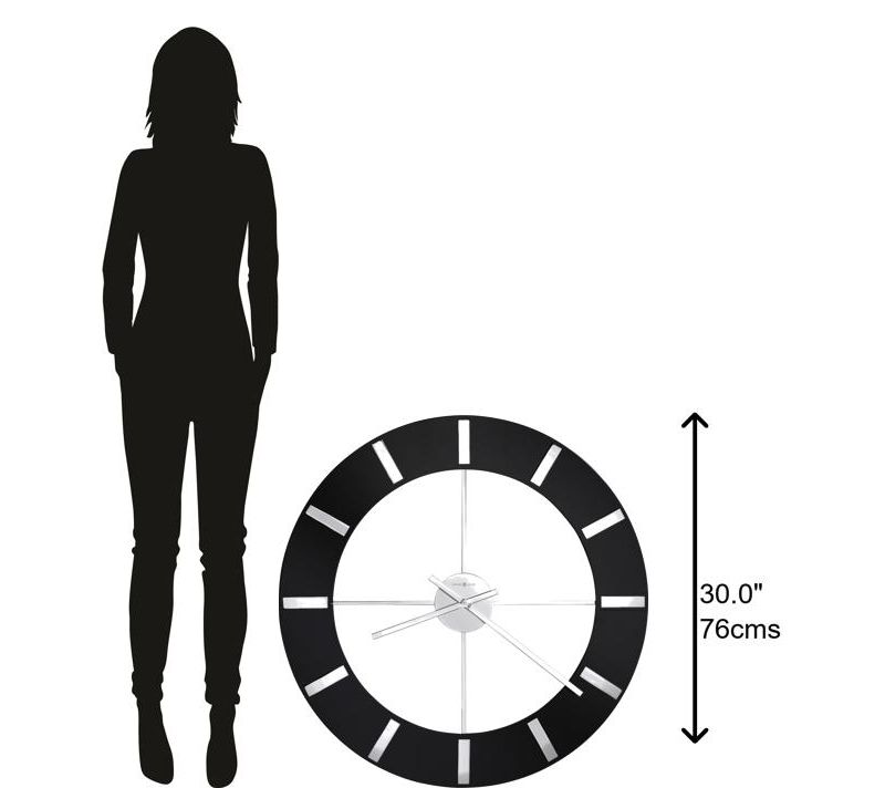 Howard Miller 625602 Howard Miller Onyx Wall Clock 625602