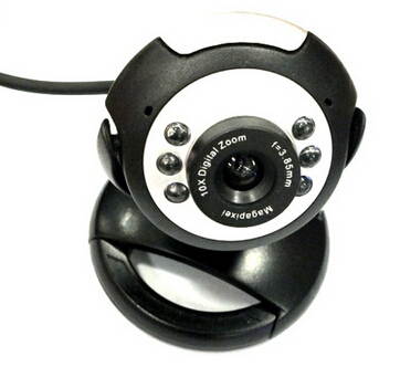 Topwin USB 2.0 50.0M 6 LED PC Camera HD Webcam Camera Web Cam with MIC for Computer