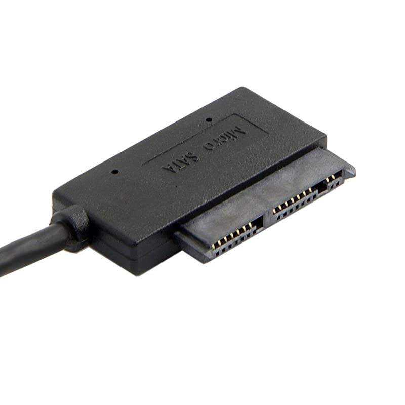 USB Adapter Cable USB 30 to Micro SATA 7+9 16 Pin 18 90 Degree Angled Hard Disk Driver SSD Adapter Cable 10cm