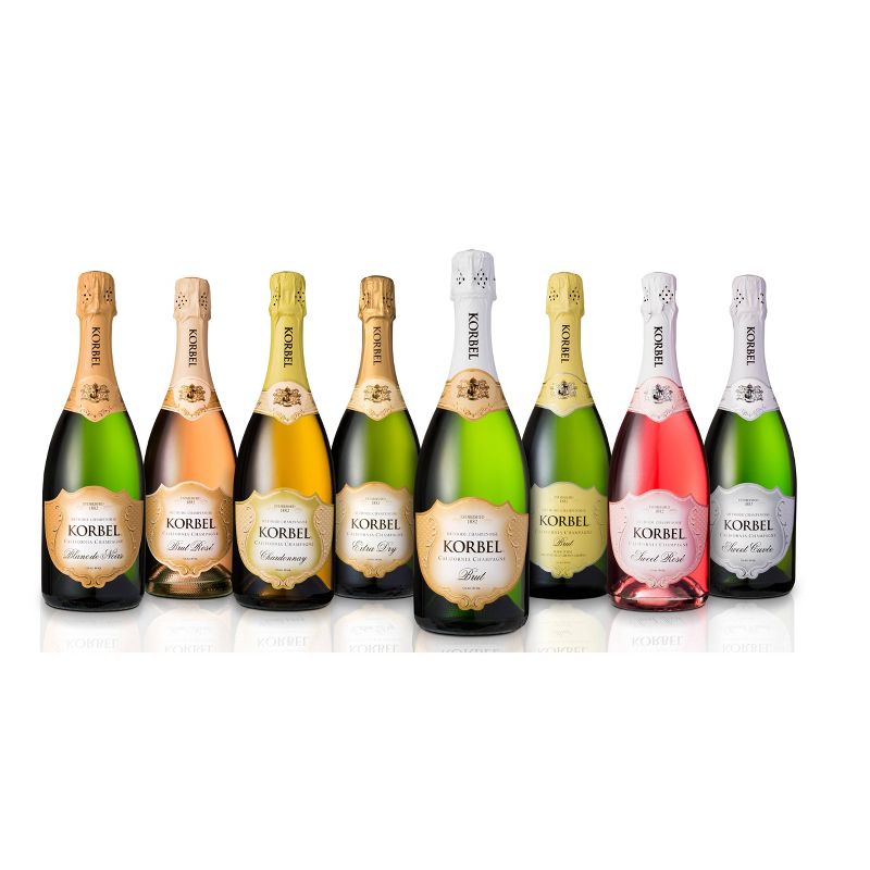 Korbel Brut Rosé Champagne - 4pk/187ml Bottles