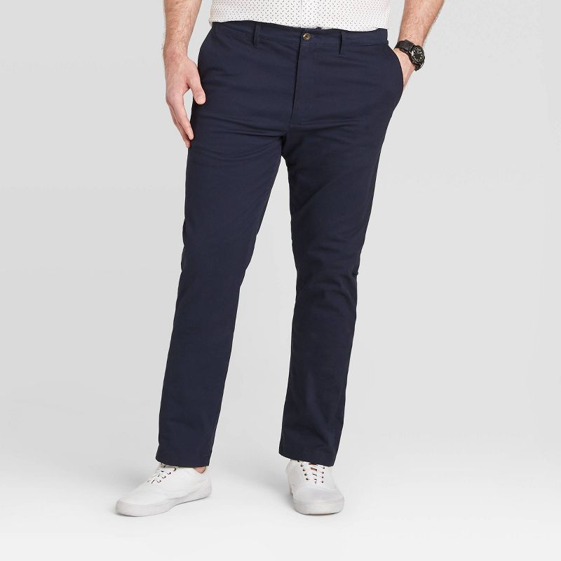 Men's Big & Tall Slim Fit Hennepin Chino Pants - Goodfellow & Co™ Blue 56x30