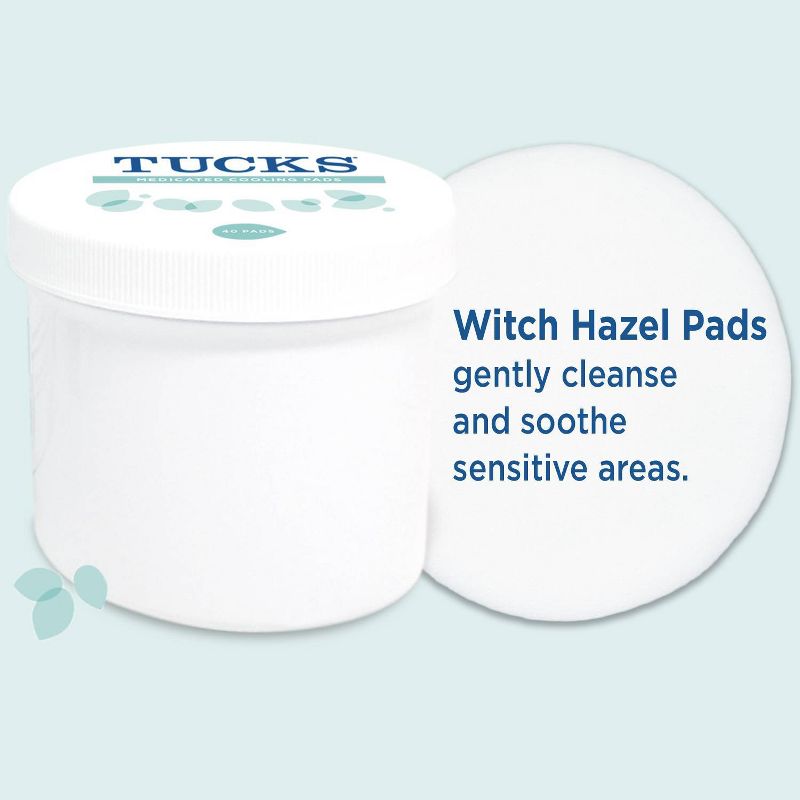 Tucks Multi-Care Relief Kit Witch Hazel Pads - 40ct & Lidocaine Cream - 0.5oz
