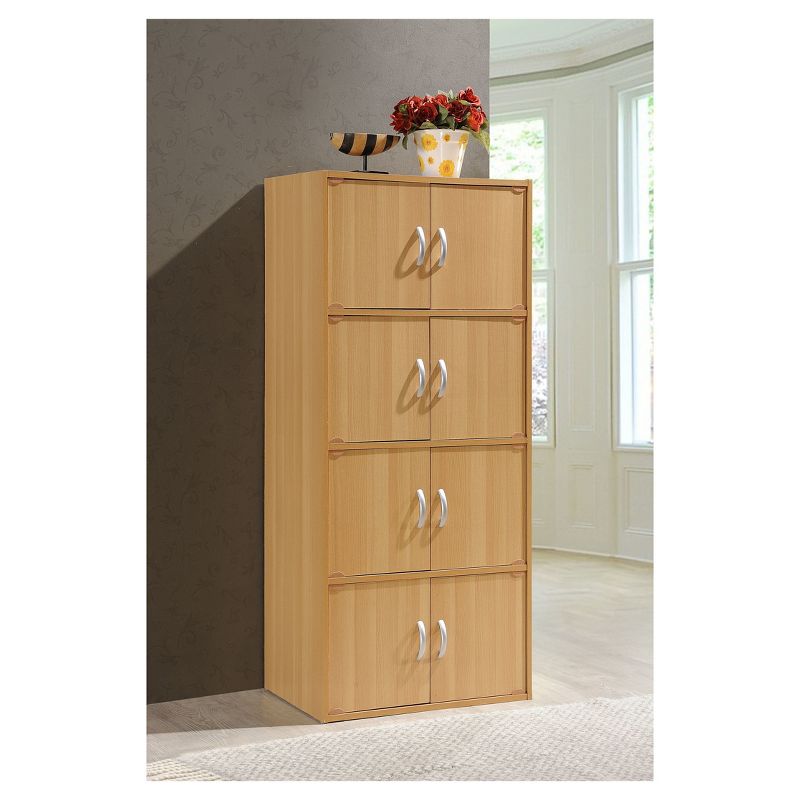 Storage Cabinet Mahogany - Hodedah Import