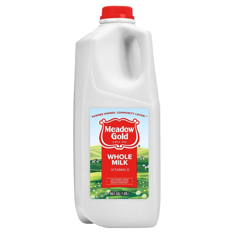 Meadow Gold Whole Milk - 0.5gal