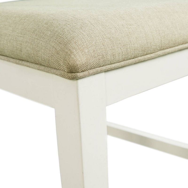 6pc Barrett Round Dining Set White - Picket House Furnishings