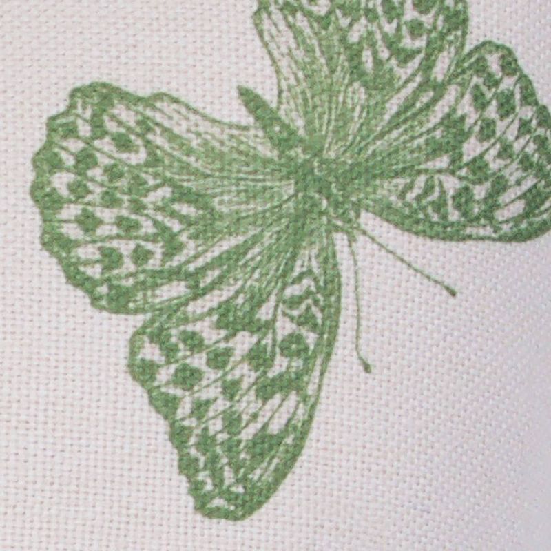 22"x22" Loretta Leaf Whipstitch Reversible Pillow Green - Décor Therapy