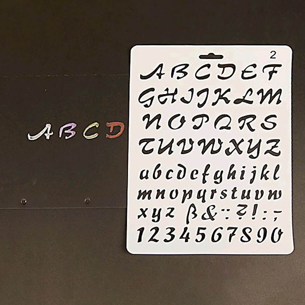 Multi-functional Drawing Stencils Hollow Out Design PP Plastic Templates Reusable for Children Students DIY