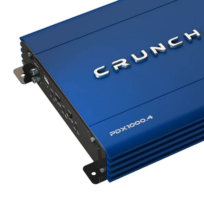 Crunch PowerDriveX 1000 Watt 4 Channel Exclusive Blue A/B Car Stereo Amplifier