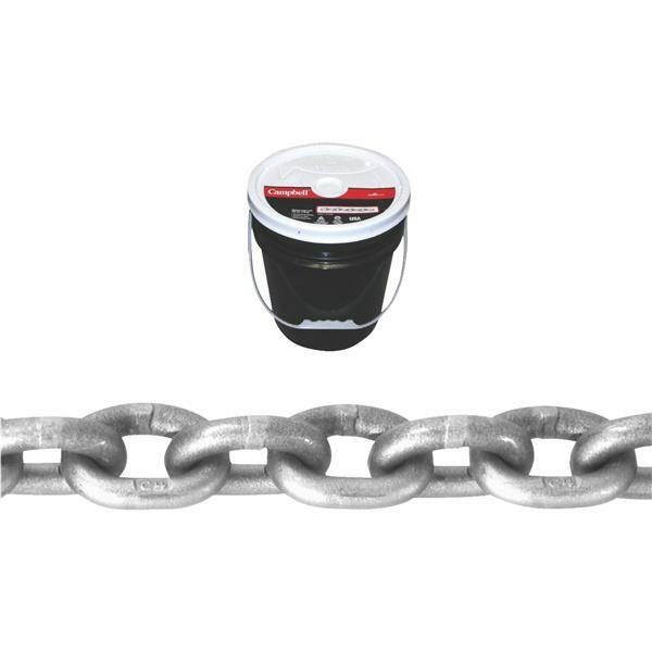 100' Steel Zinc Plated 5/16" Grade 43 Load Binding Proof Coil Chain 0181523