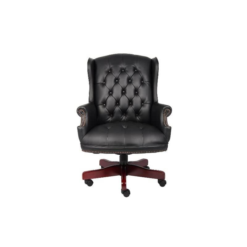 Wingback Traditional Chair in Black