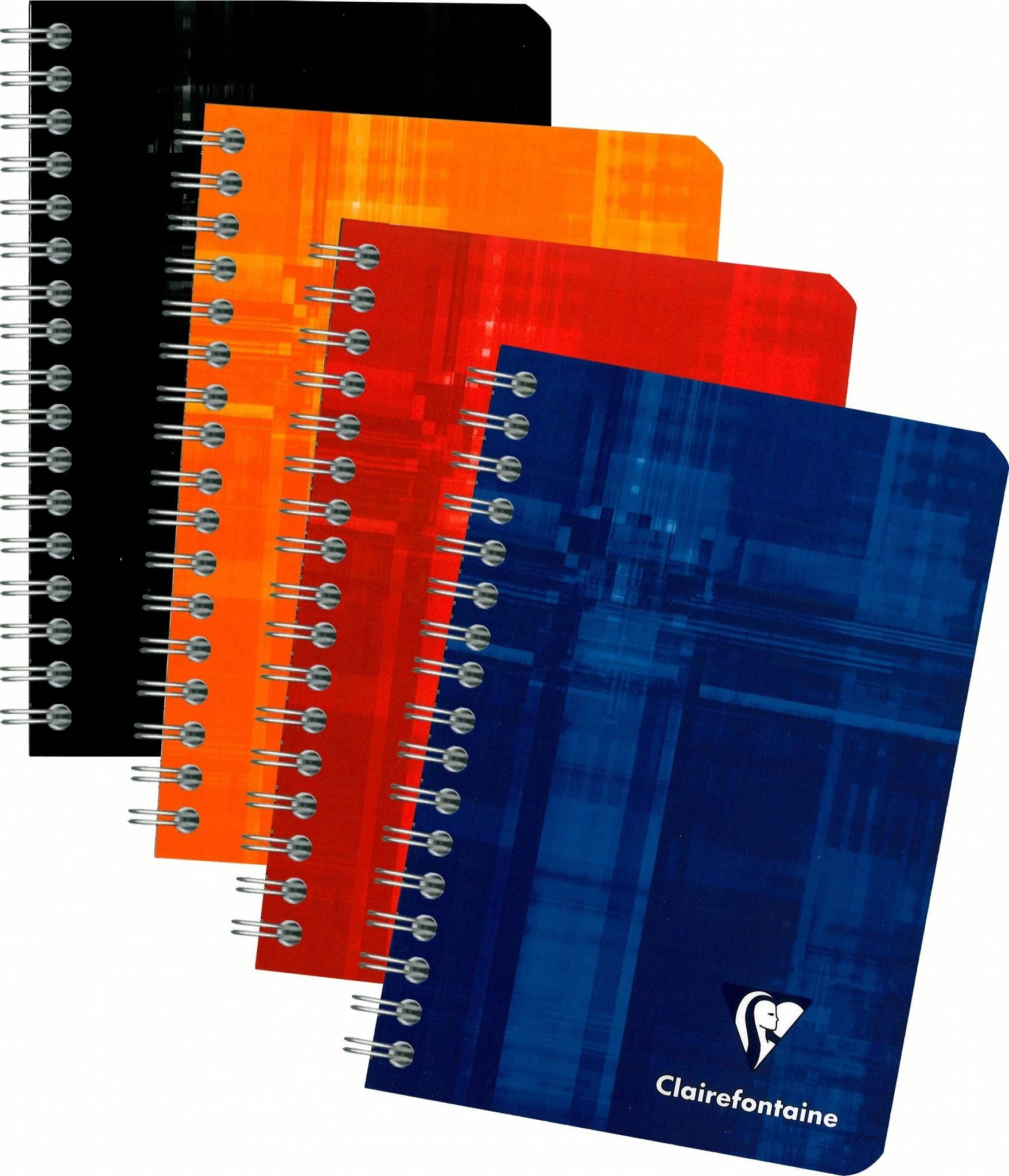 Clairefontaine Classic Wirebound Notebooks 3 1/2 in. x 5 1/2 in. ruled 90 sheets, Colors may vary