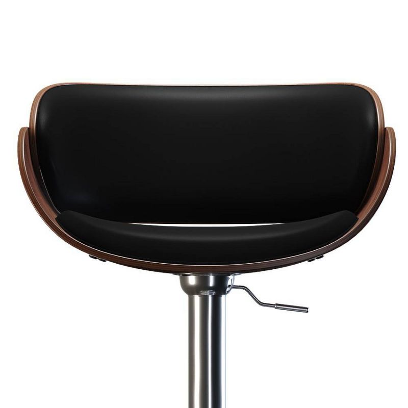 Gilford Adjustable Swivel Barstool Black - WyndenHall