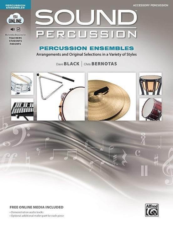 Alfred Sound Percussion Ensembles-Accessory Percussion Book + Audio Online