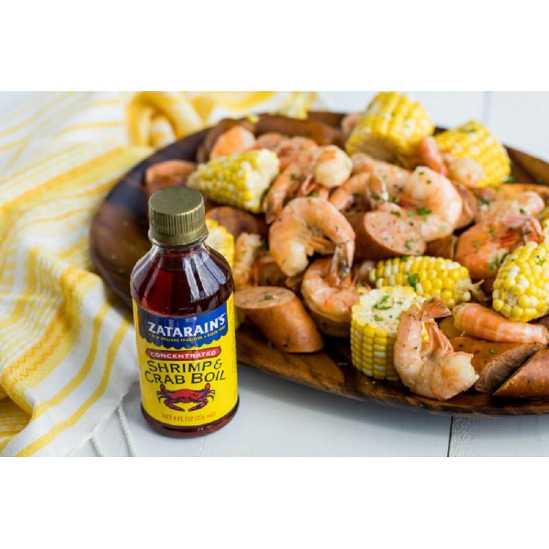 Zatarain's Concentrated Shrimp & Crab Boil 8 Fl Oz