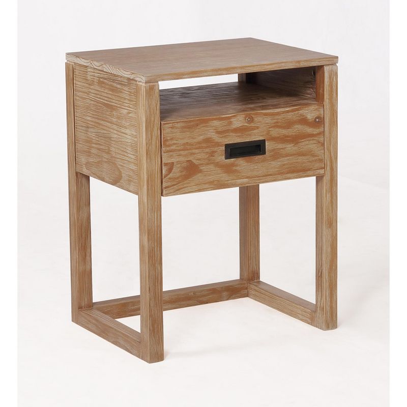 Glenwillow Home Velanda Nightstand in Almond