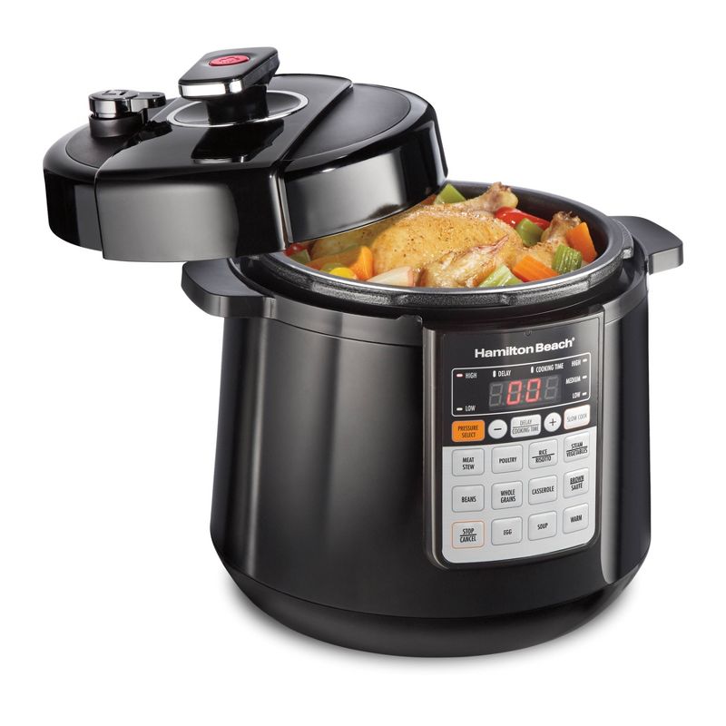 Hamilton Beach 6qt Pressure Cooker - Black