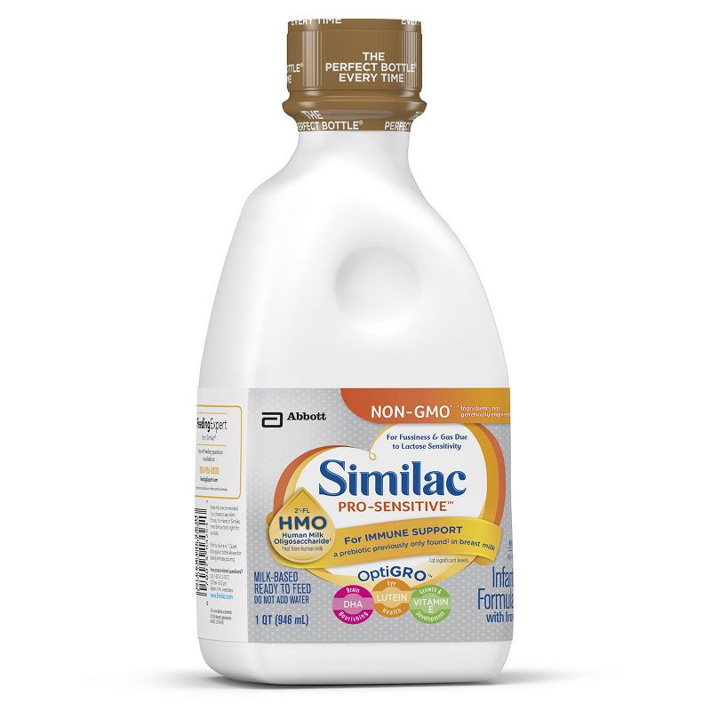 Similac Pro-Sensitive Non-GMO Infant Formula with Iron Ready-to-Feed - 32 fl oz