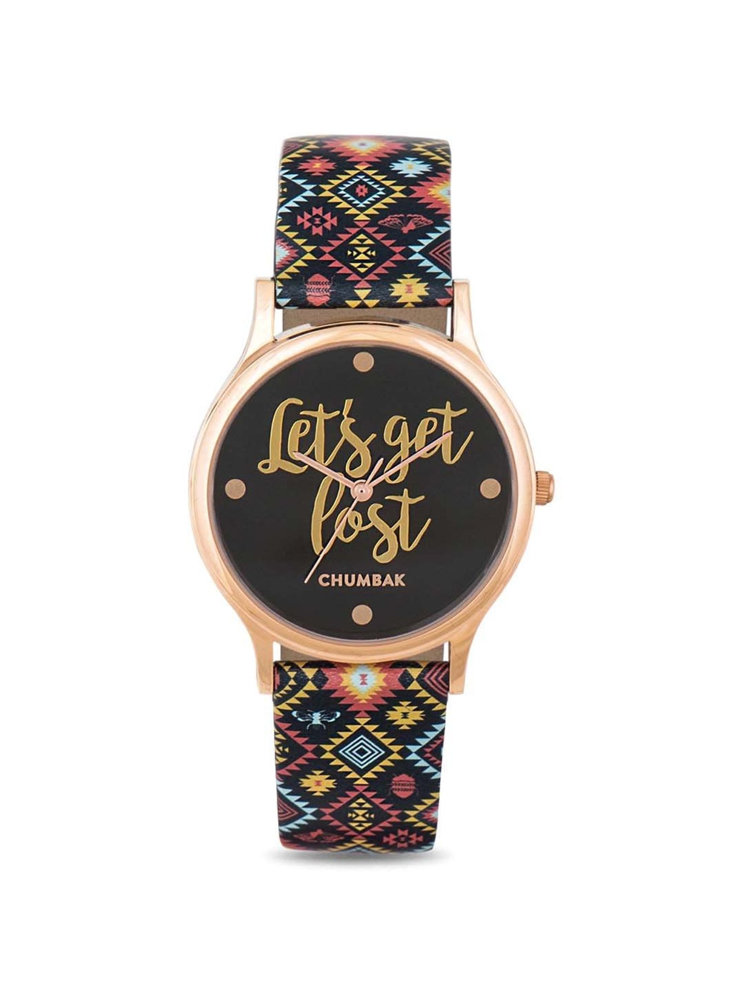 Chumbak QA7 Lets Get Lost Analog Watch for Women