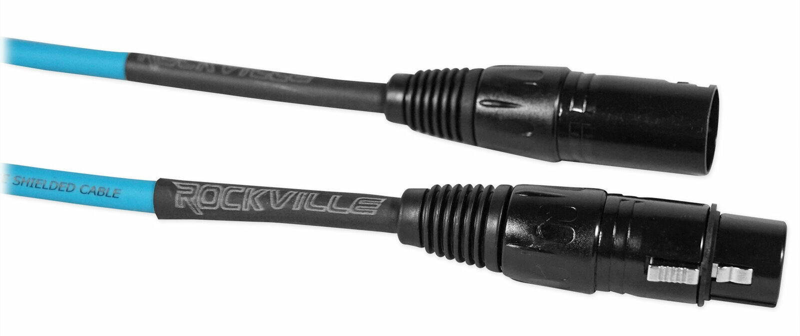 4   RCXFM20E-Blue 20 Foot Female to Male XLR Mic Cables 100% Copper