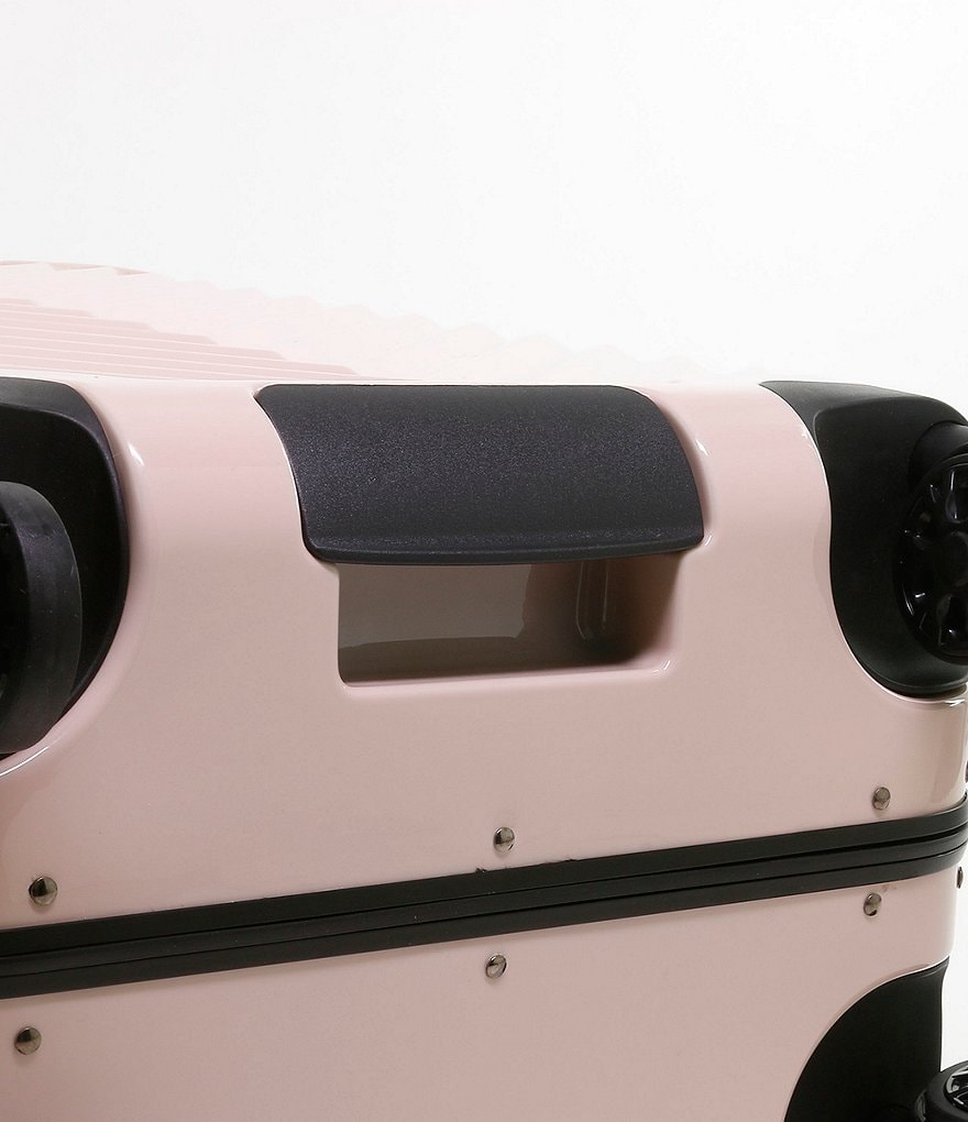 KARL LAGERFELD PARIS Chevron 20#double; Carry-on Hardside Spinner