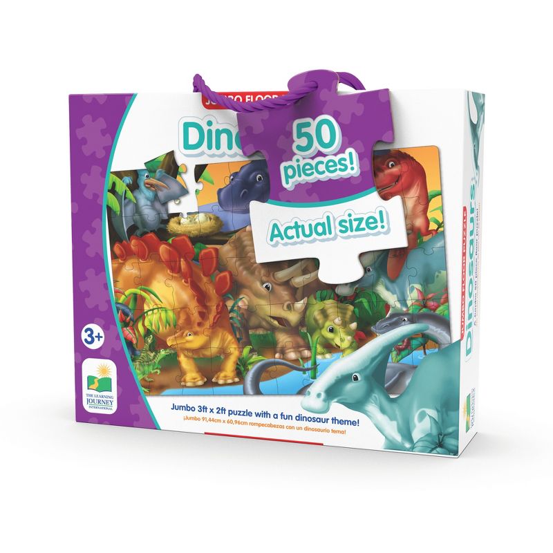 The Learning Journey Jumbo Floor Puzzles Dinosaurs 50 pieces