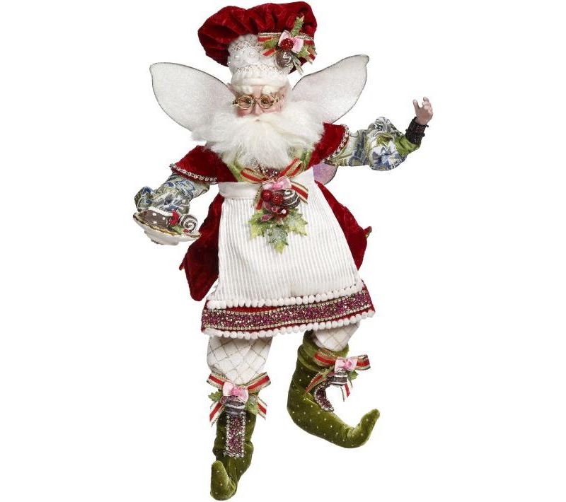 Mark Roberts Products 15" Collectible All the Trimmings Christmas Fairy Medium - Red/White