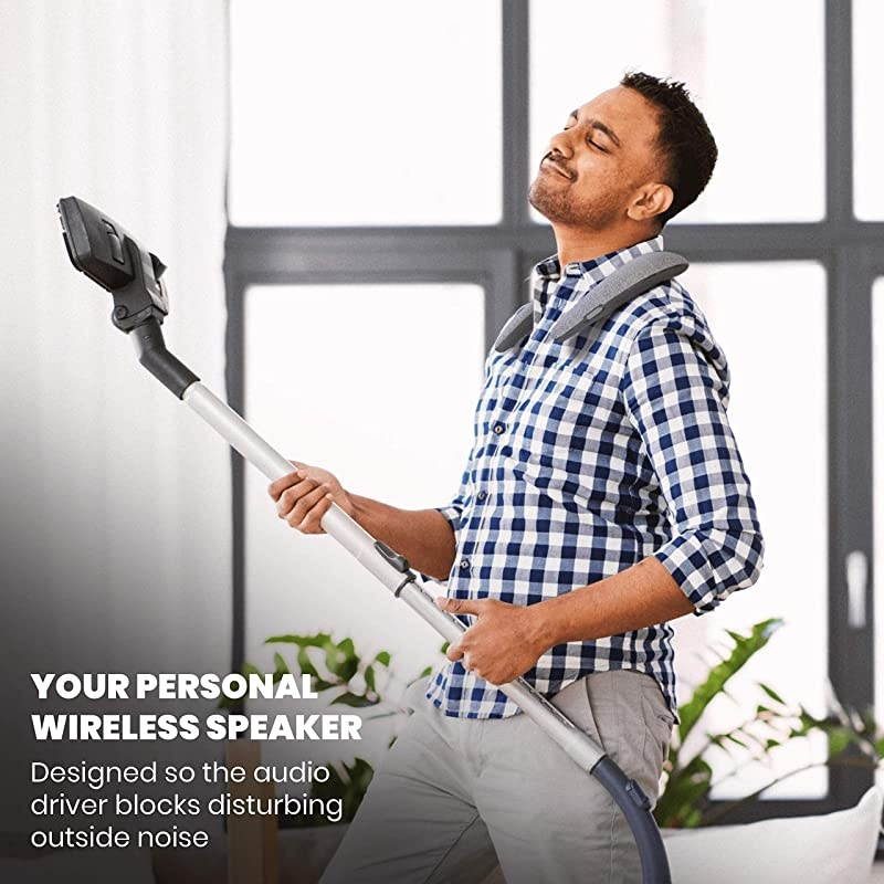 U Premium Personal Wearable Bluetooth Sound System 4 Way Surround Speakers Wireless Rechargeable for Media Music Games Dorm and Office