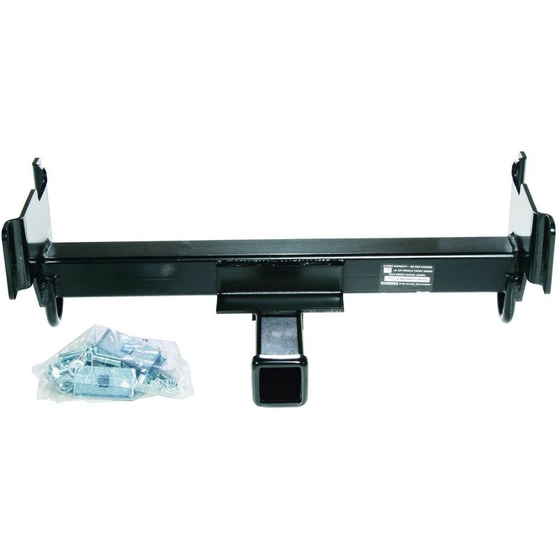 Draw-Tite 65025 Custom Front Mount 2 Inch Square Receiver 9,000 Pound Gross Trailer Weight Tow Trailer Hitch for Select Vehicles