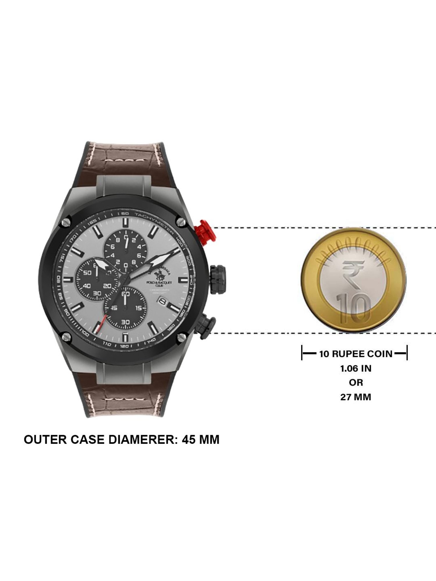 Santa Barbara Polo & Racquet Club SB.3.10001-4 Chronograph Watch for Men