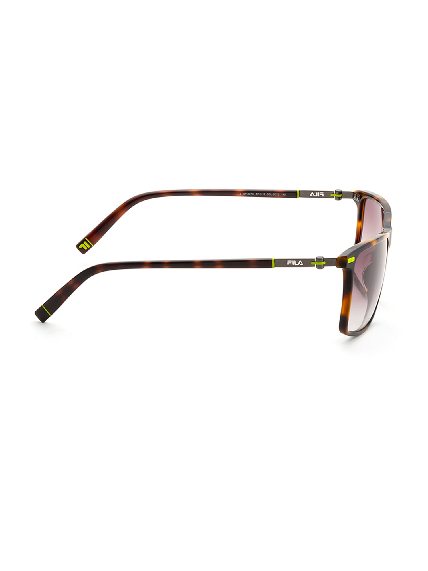 Fila Burgundy Square UV Protection Sunglasses for Men