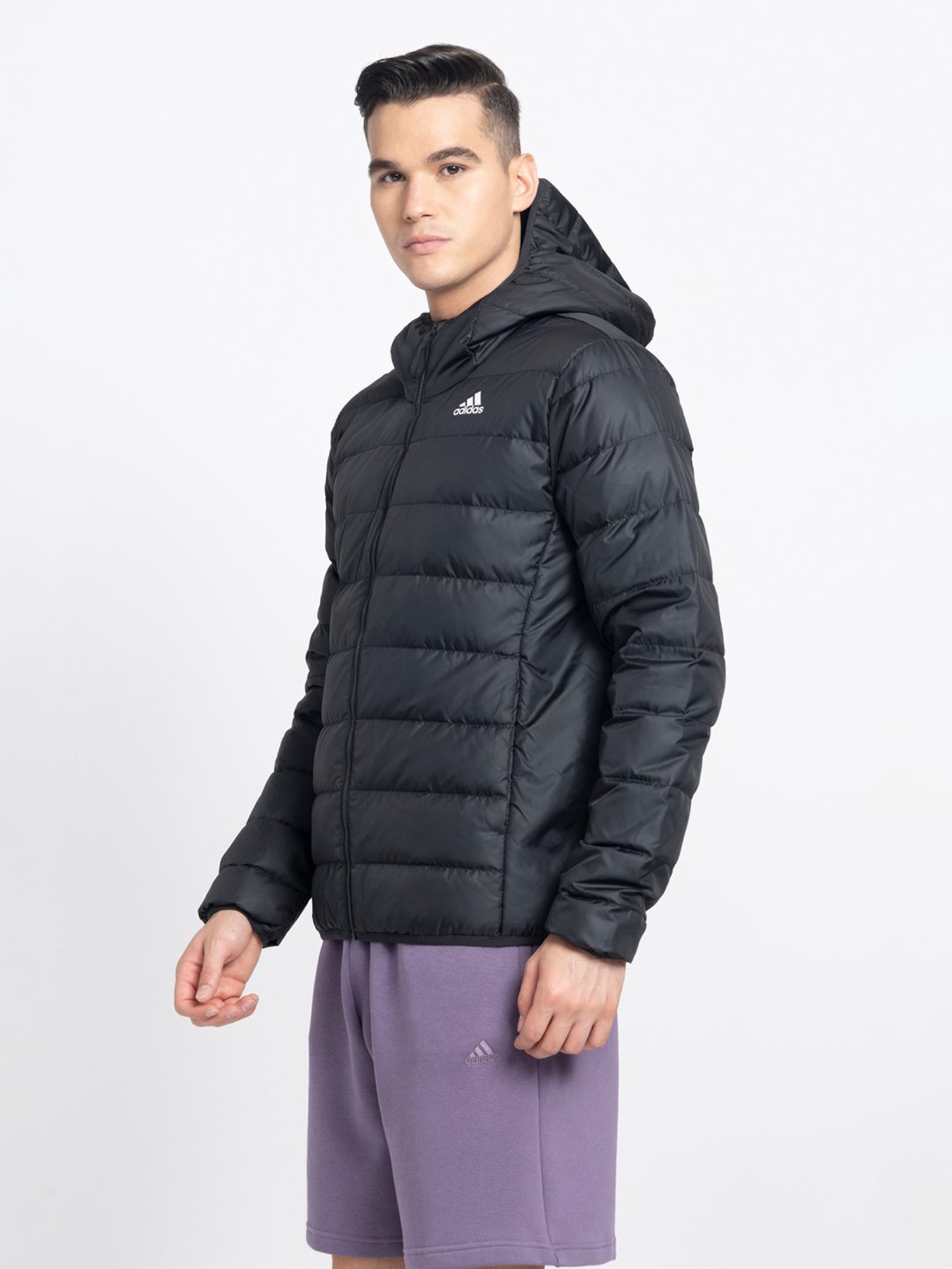 Slowave Teal Regular Fit Sports Hooded Jacket