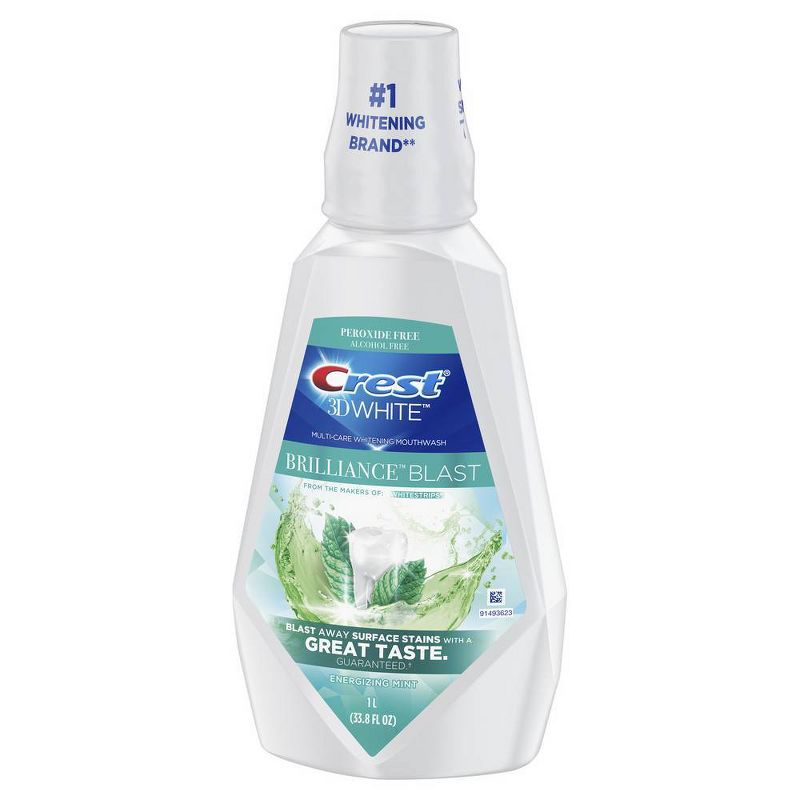 Crest 3D White Brilliance Blast Mouthwash - 1L