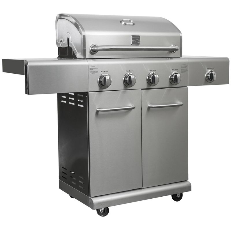 Kenmore 4-Burner Grill with Searing Side Burner PG-40405SOLSteel