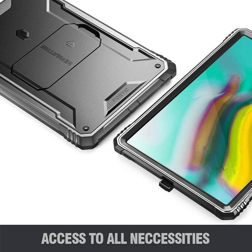 Case For Galaxy Tab S5E 2019 SM-T720/T725 [Drop Protective] Hard Cover Black