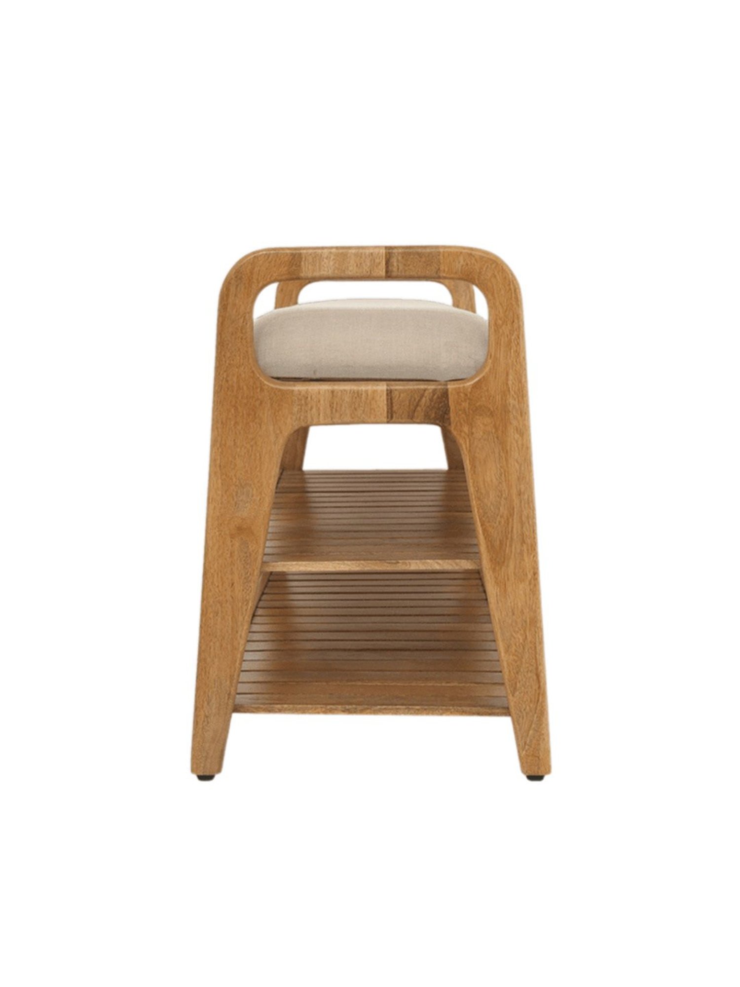 Chumbak Jodhpur Sailor Solid Blue Sheesham Wood Bench