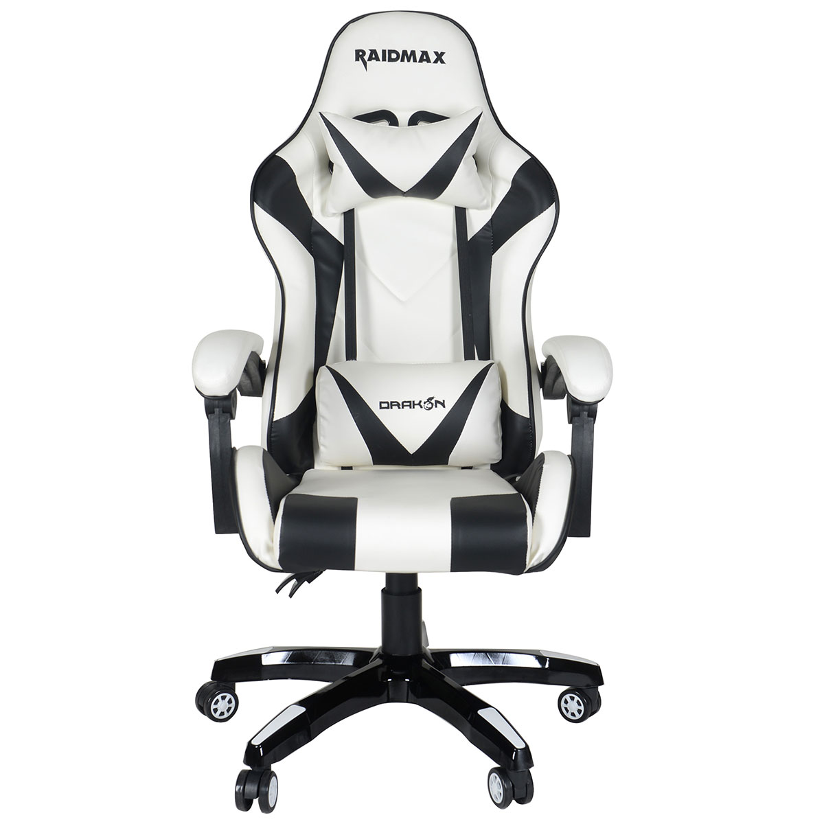 Drakon Gaming Chair Ergonomic Racing Style Pu Leather Bucket Seat, Headrest and Lumber Support