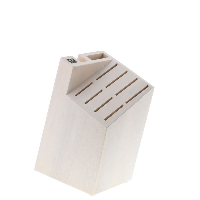 ZWILLING Pro Holm Oak 7-pc Knife Block Set - White Block
