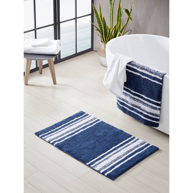 2pc Auburn Bath Rug Set Blue - ED Ellen DeGeneres