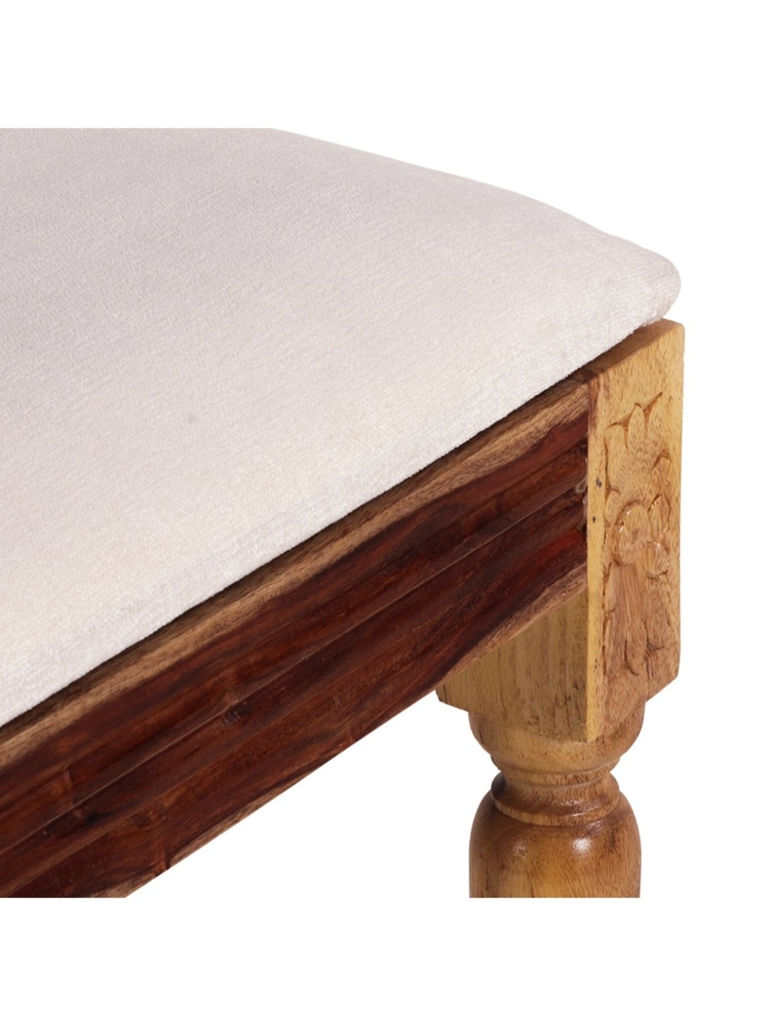 Durian Elanor Modern Brown & Beige Premium Leatherette Dining Chair