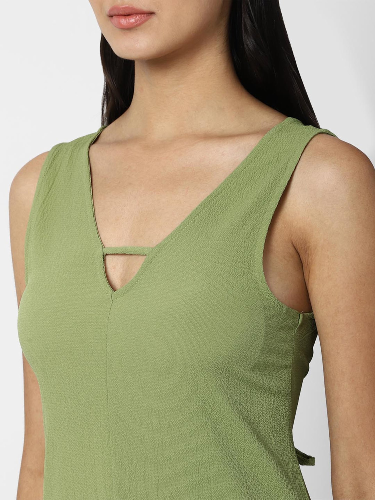Forever 21 Green Full Length Jumpsuit