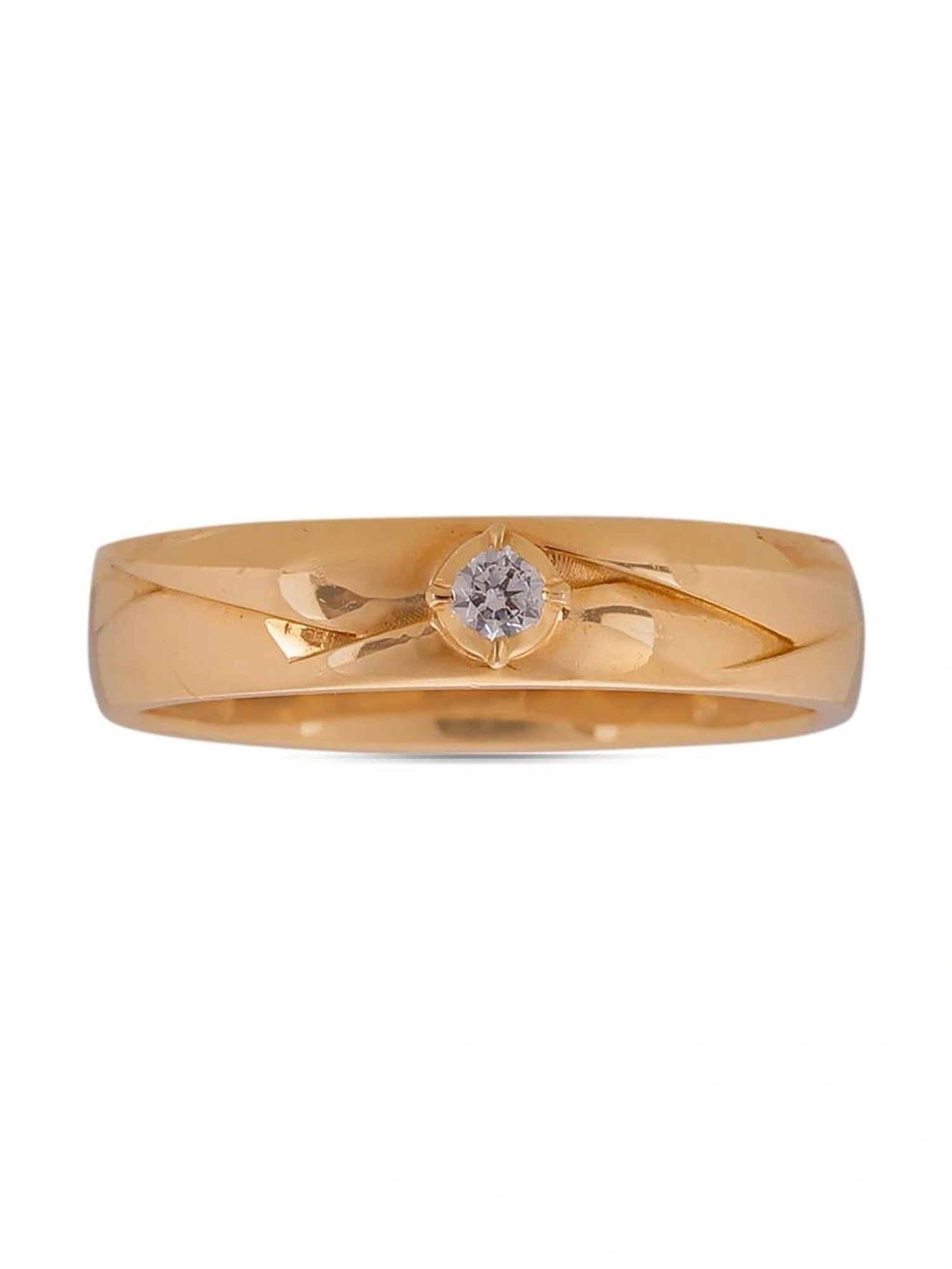 CKC Luxe Gold Band Ring for Men