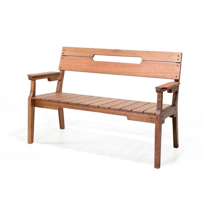 4pc Otero Eucalyptus Wood Outdoor Seating Set - Alaterre Furniture