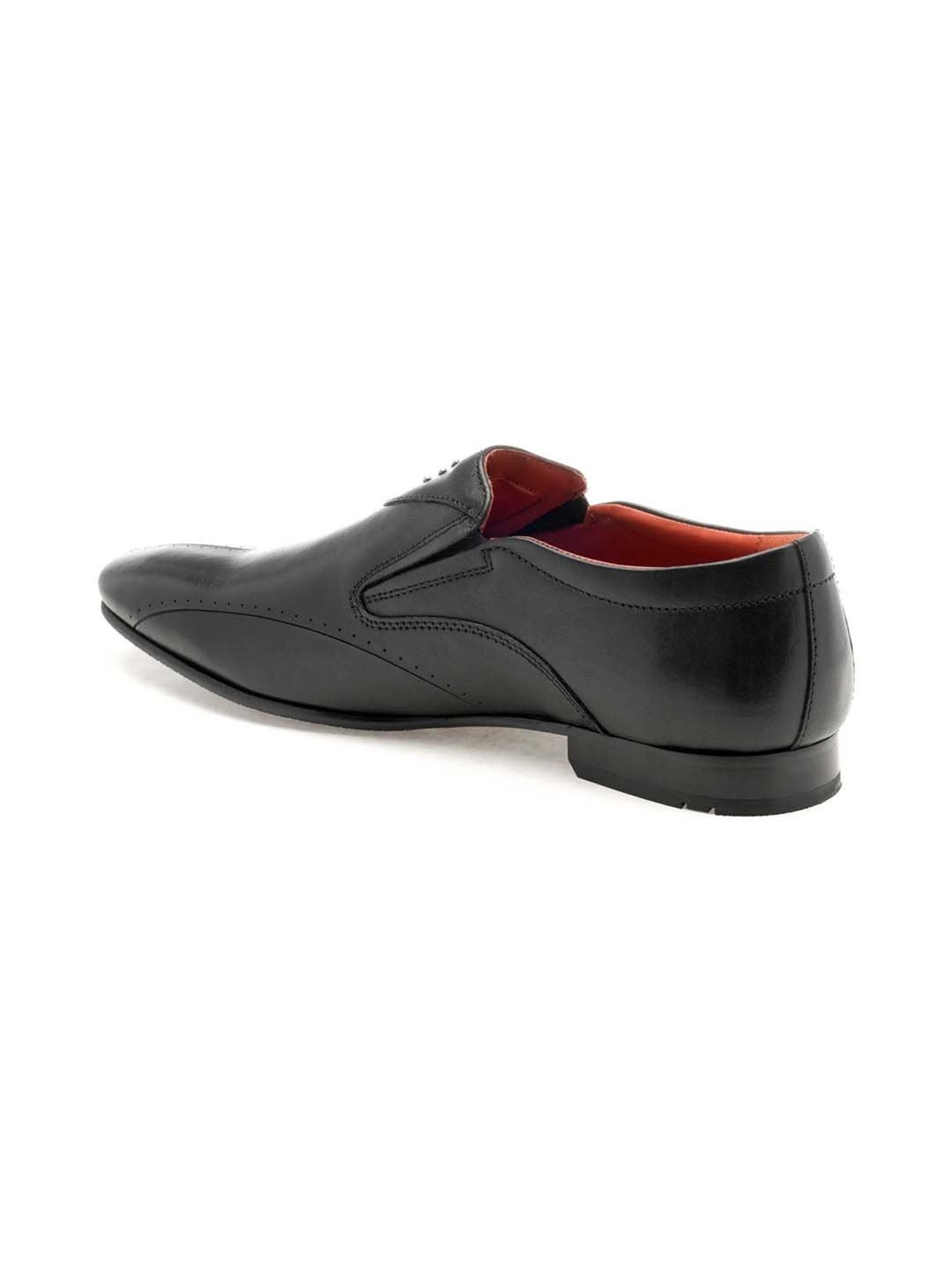 Ruosh Men's The Tera Black Loafers