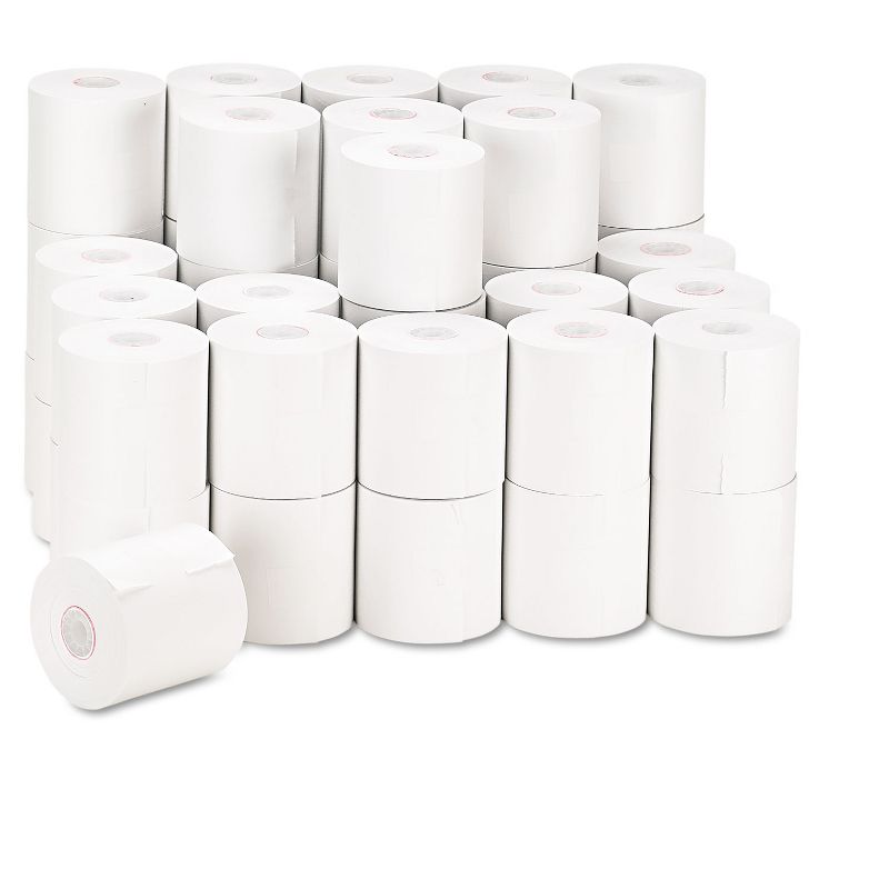 Iconex Impact Bond Paper Rolls, 2.75" x 150 ft, White, 50/Carton 90742236