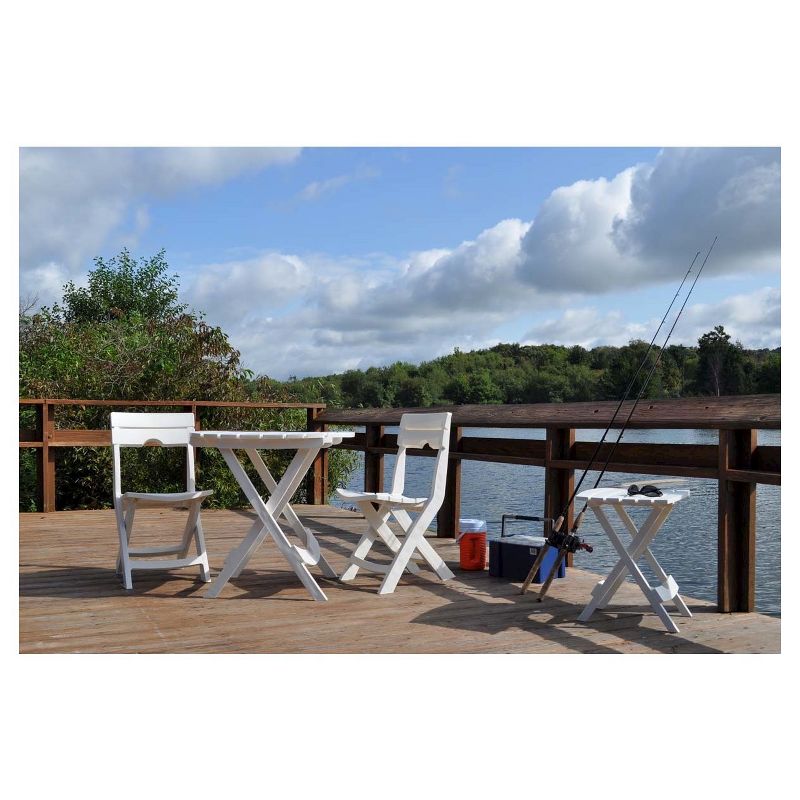 Quik Fold Café Tables - White - Adams