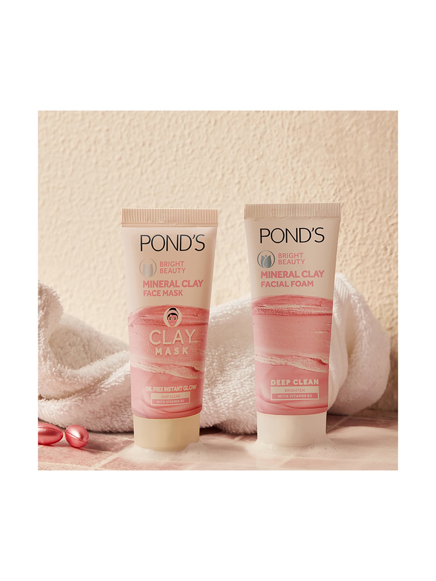 POND'S Bright Beauty Mineral Clay Face Mask - 90 gm