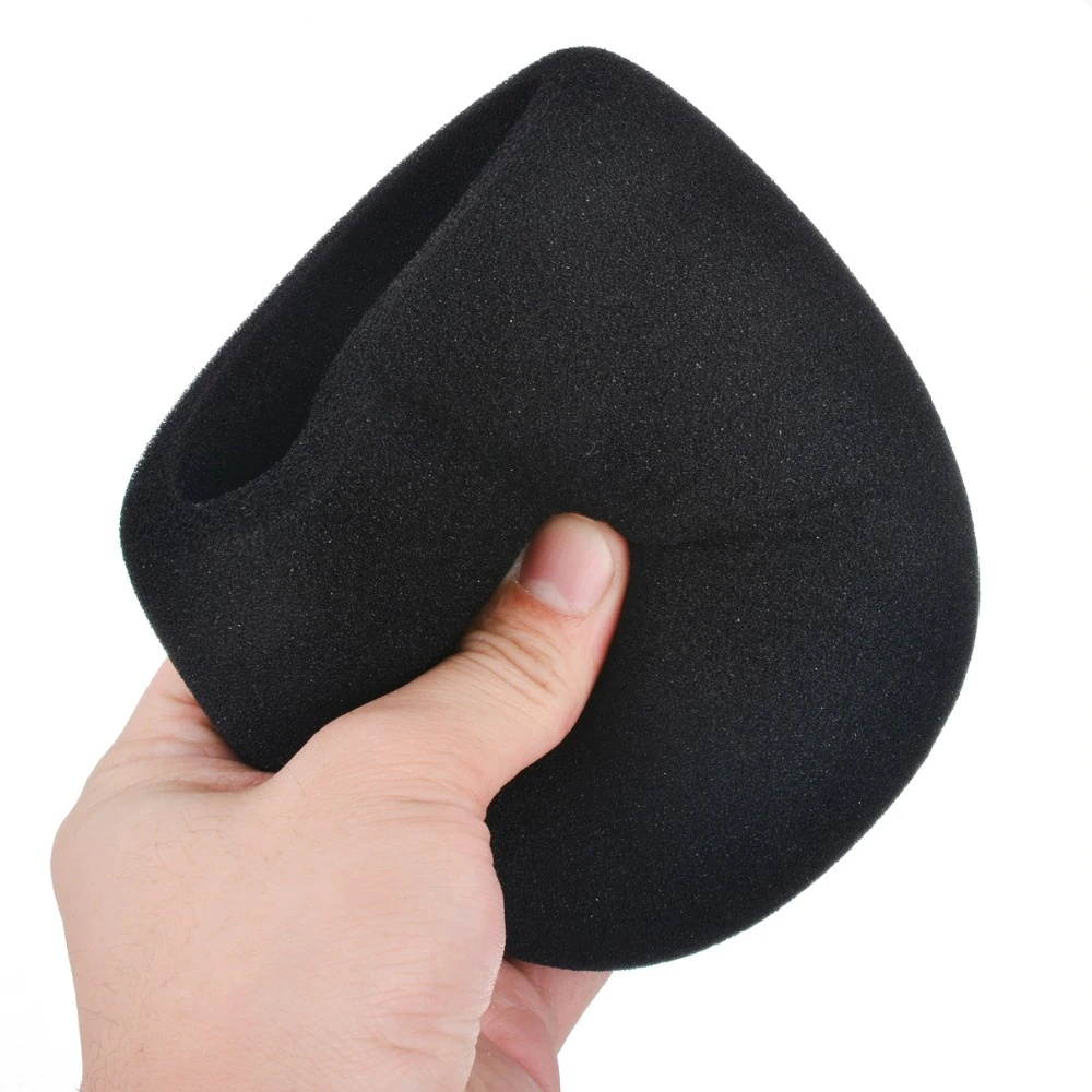 1 PC Black Microphone Foam Cover Windscreen Microphone Sponge Soft Windproof Dustproof Mic Replacement