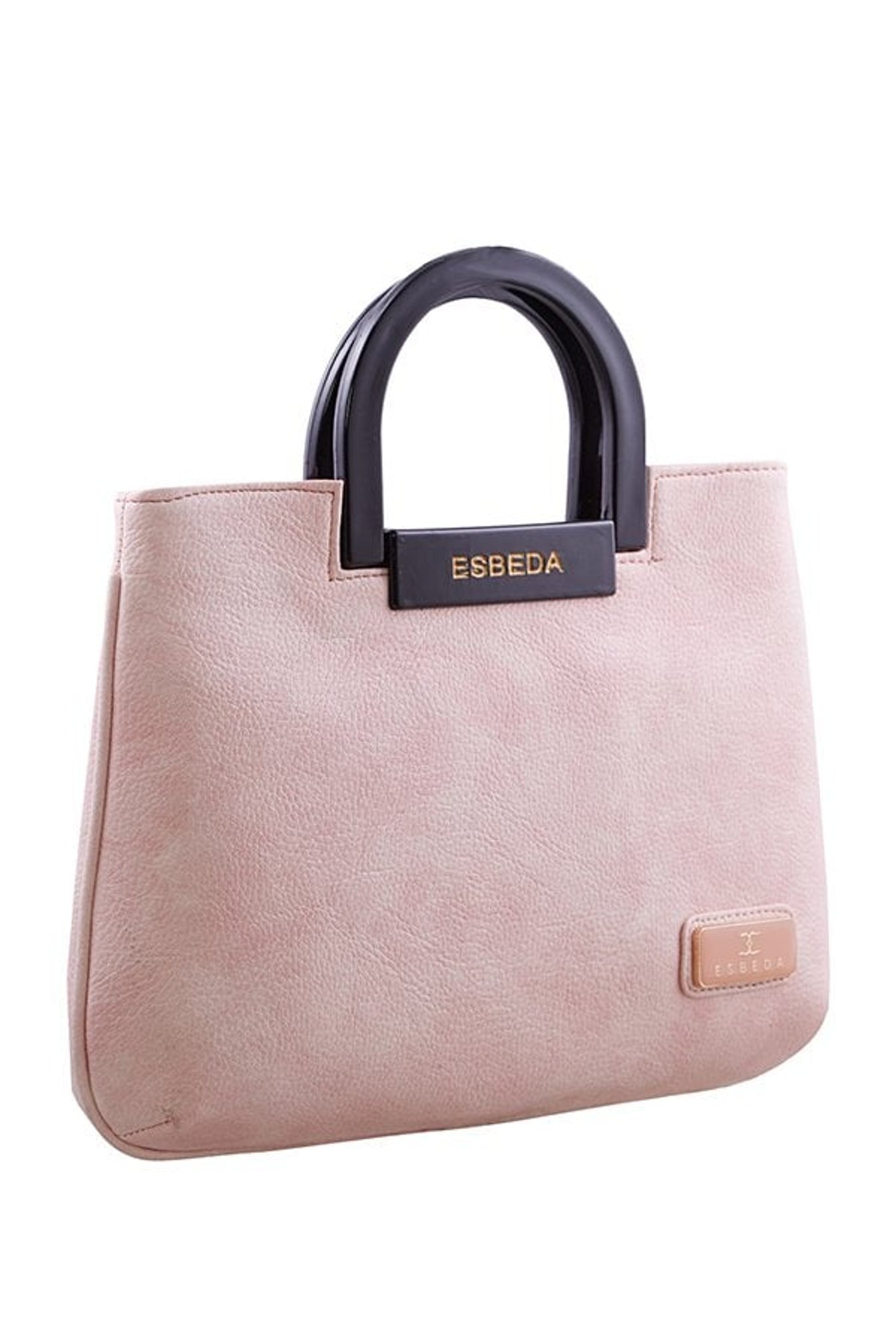 Esbeda Light Pink Distressed Medium Handbag
