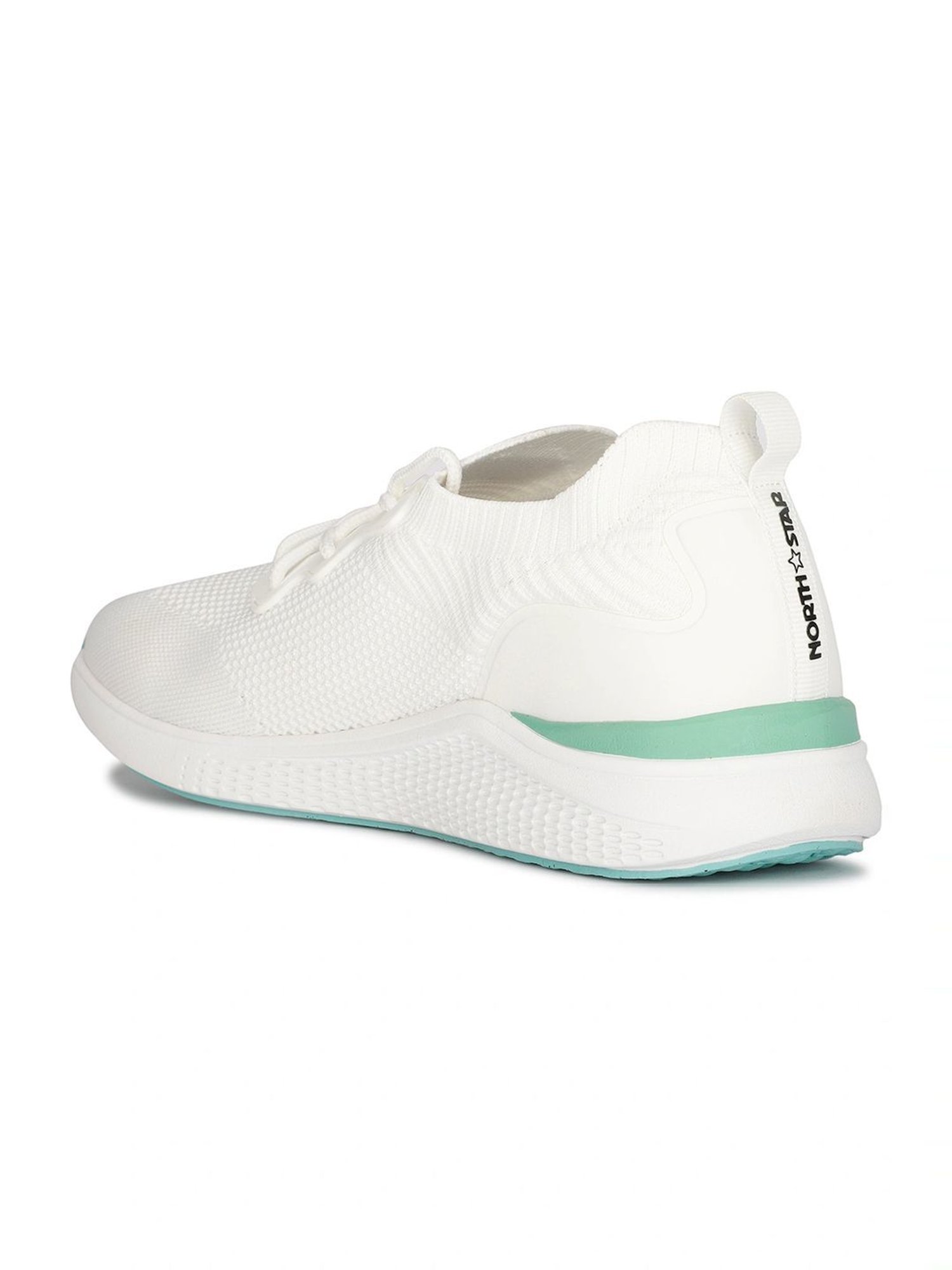 North Star by Bata Men's SLASHER White Running Shoes