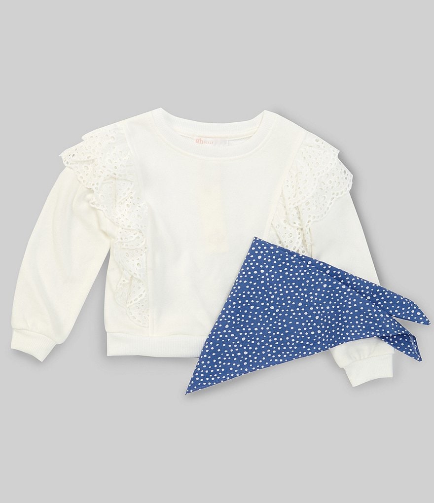 Dream Life Big Girls 7-16 Embossed Heart Cozy Hoodie